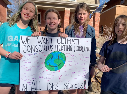 Teller Elementary Earth Rangers promoting climate action