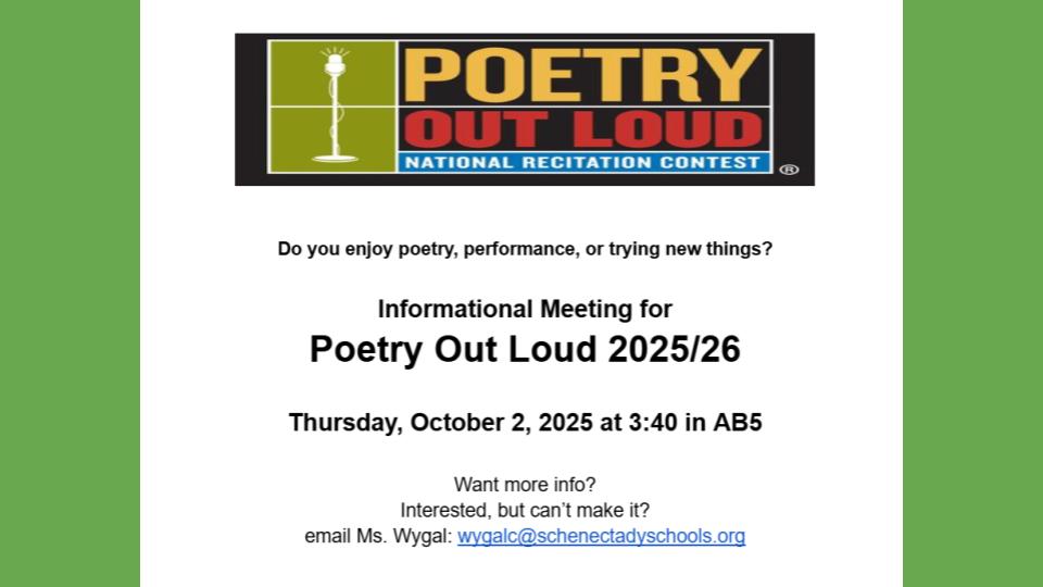 poetry out loud