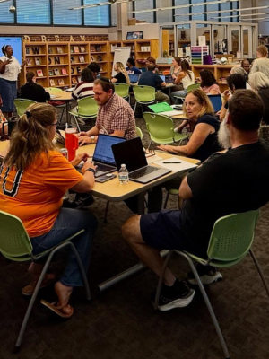 A large meeting of teachers