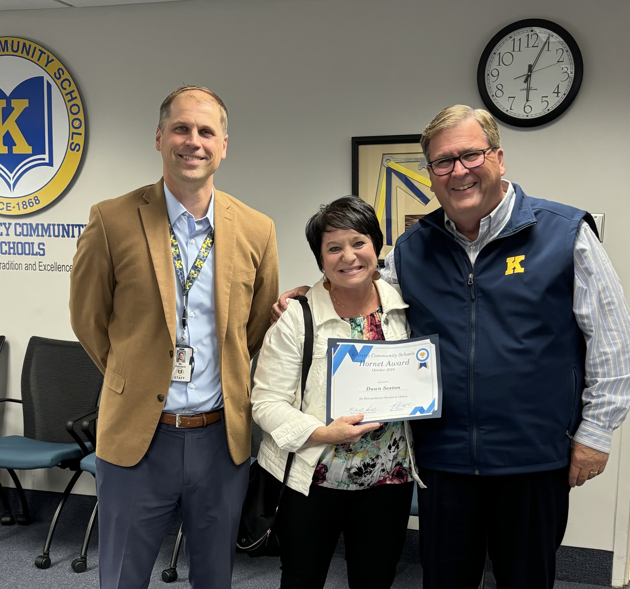 Oct. Hornet Award