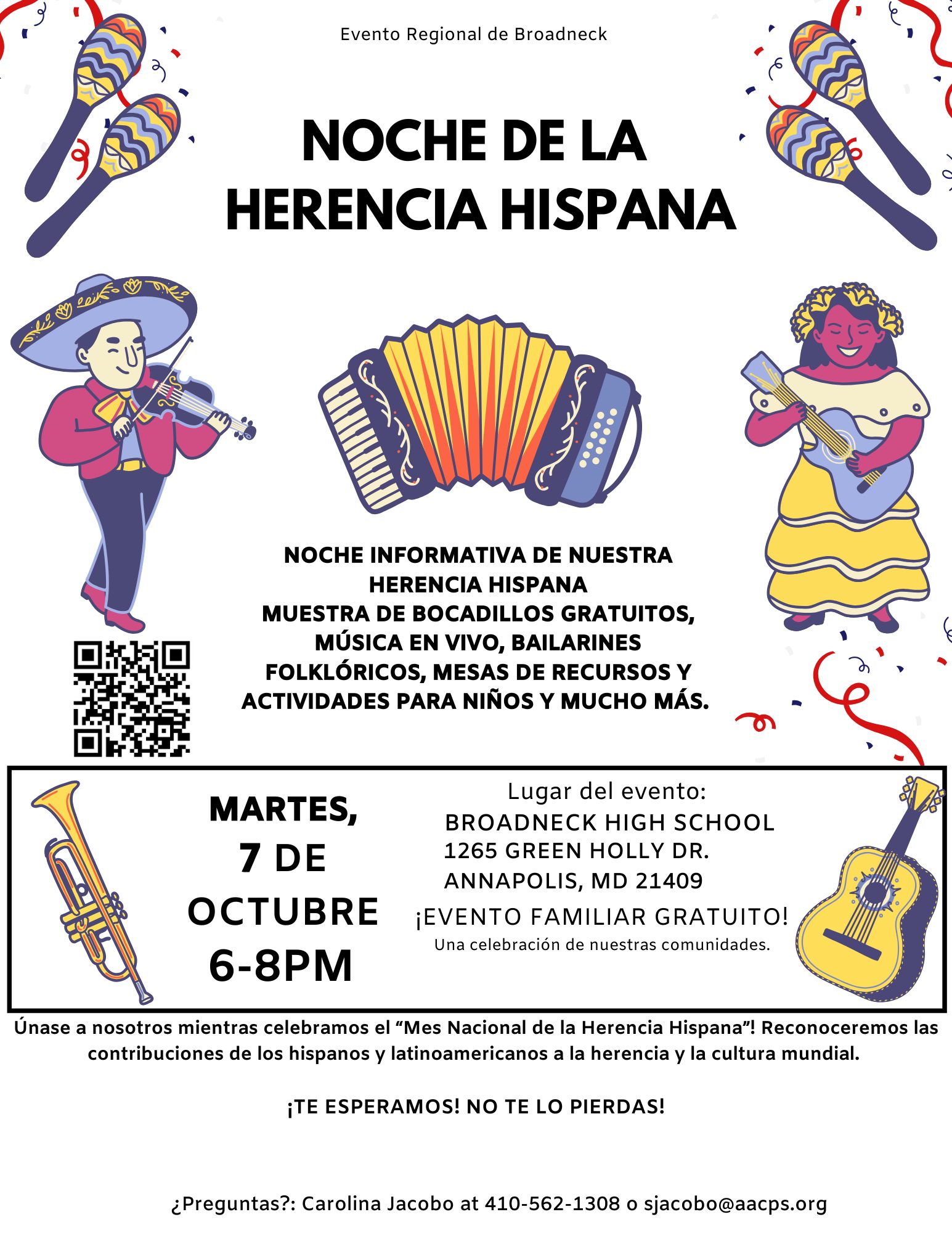 2025 Herencia Hispana flyer Spanish