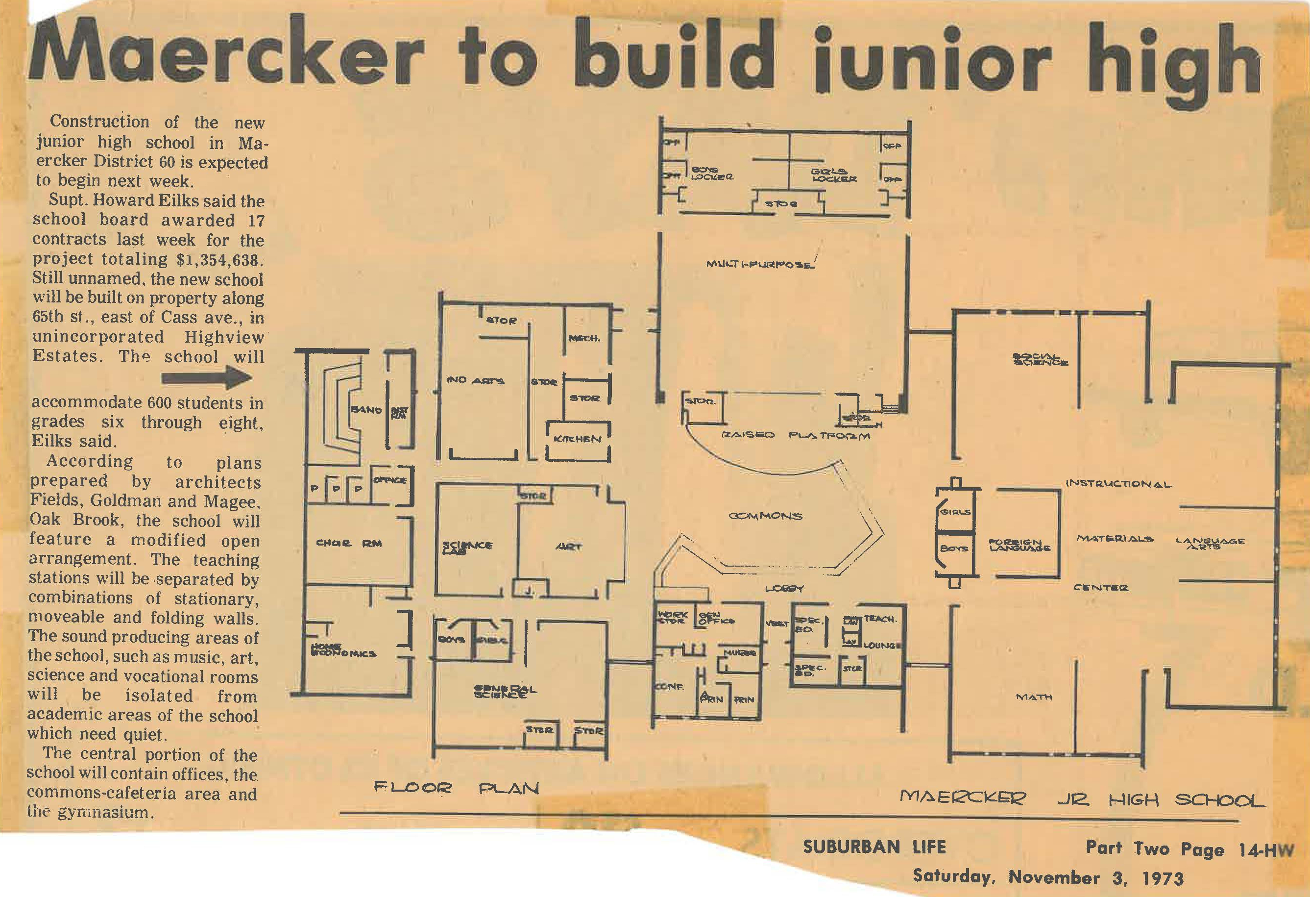 Archival newspaper clipping