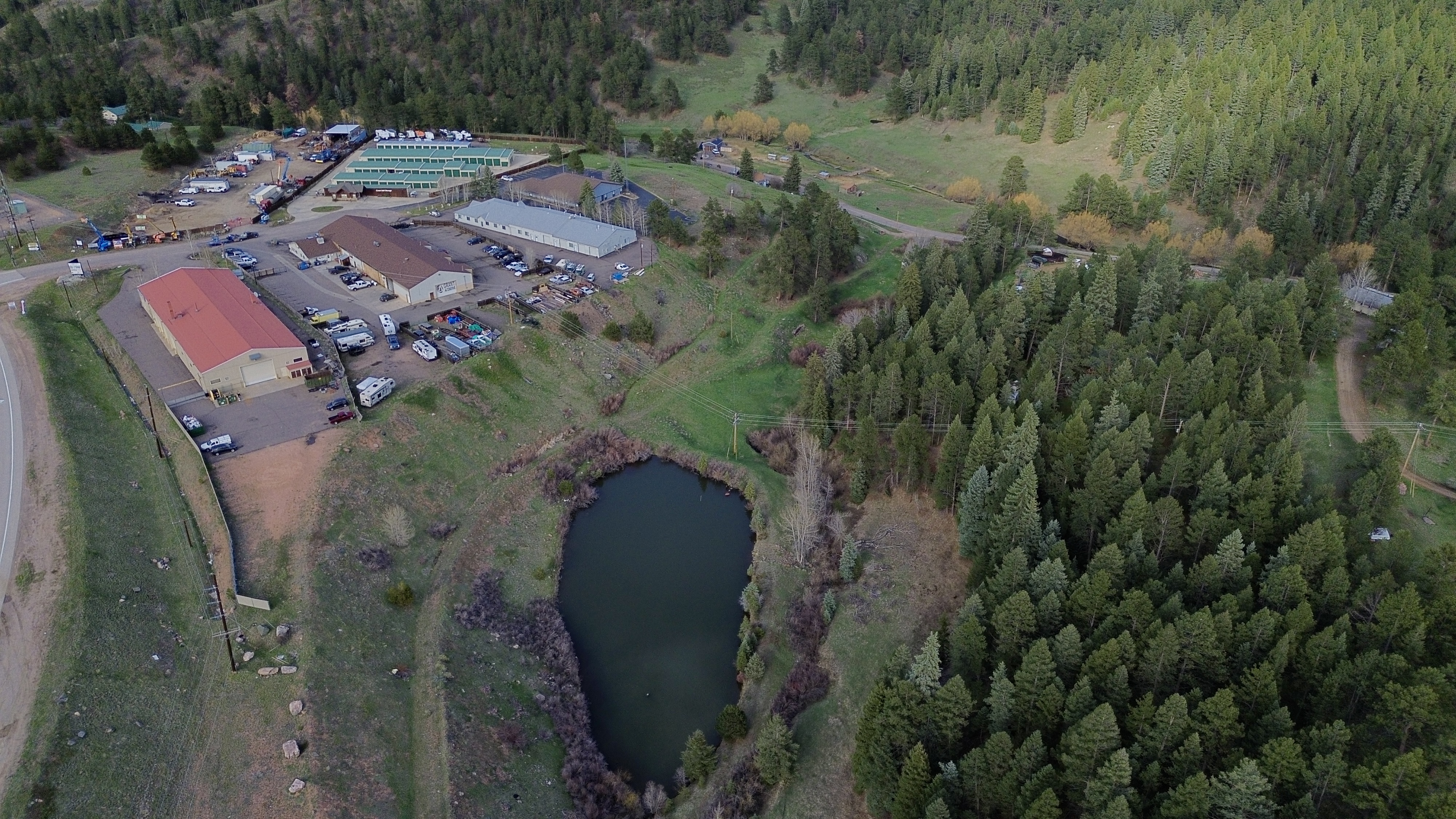 Image of our building from the airial  view