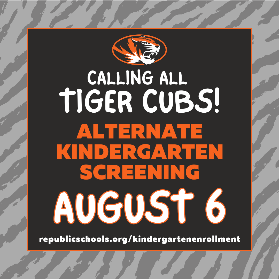 Alternate Kindergarten Screening August 6 at Lyon Elementary