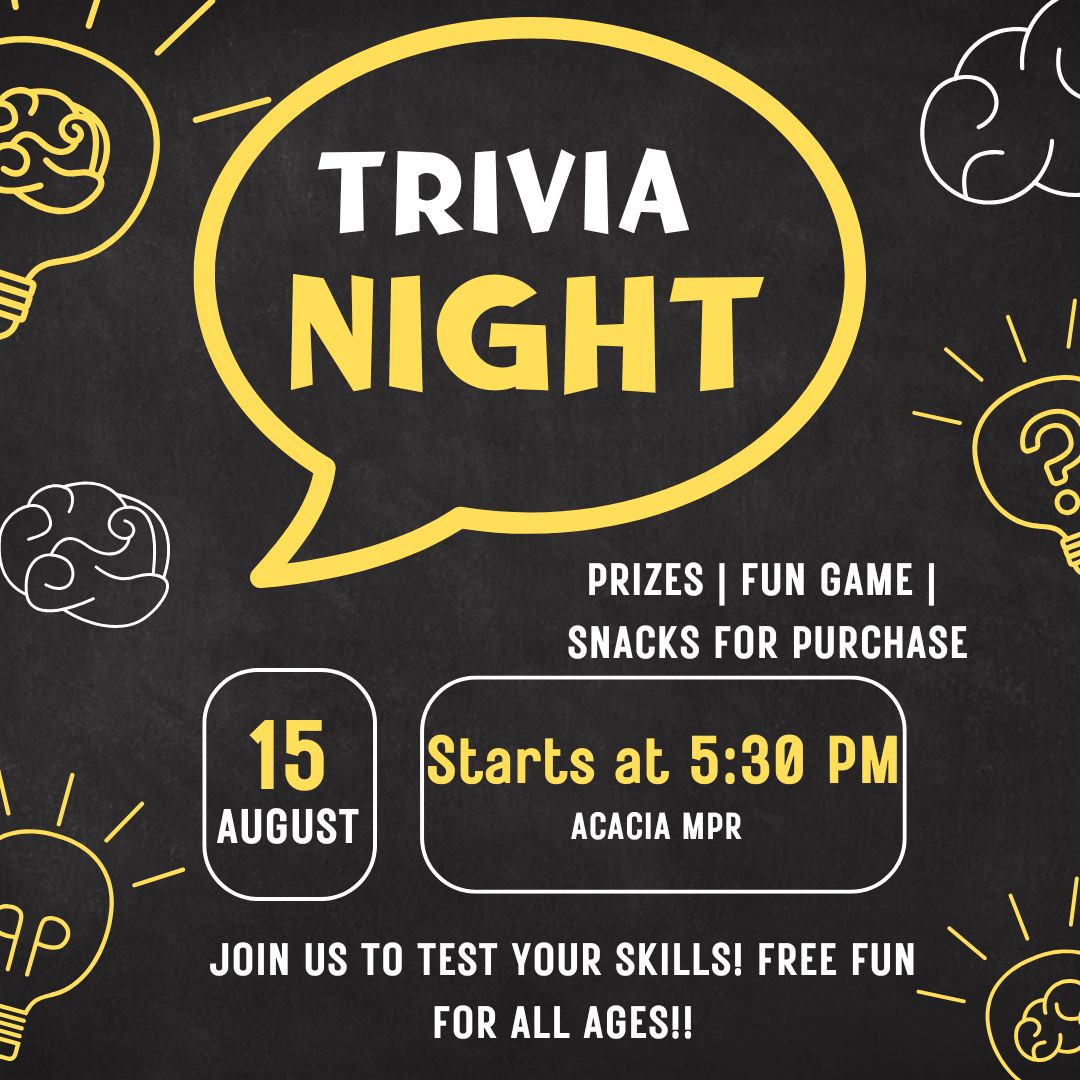 Trivia Night August 15