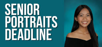 Senior Portrait Deadline graphic