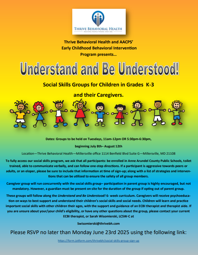 understand and be understood flyer for June 2025 newsletter