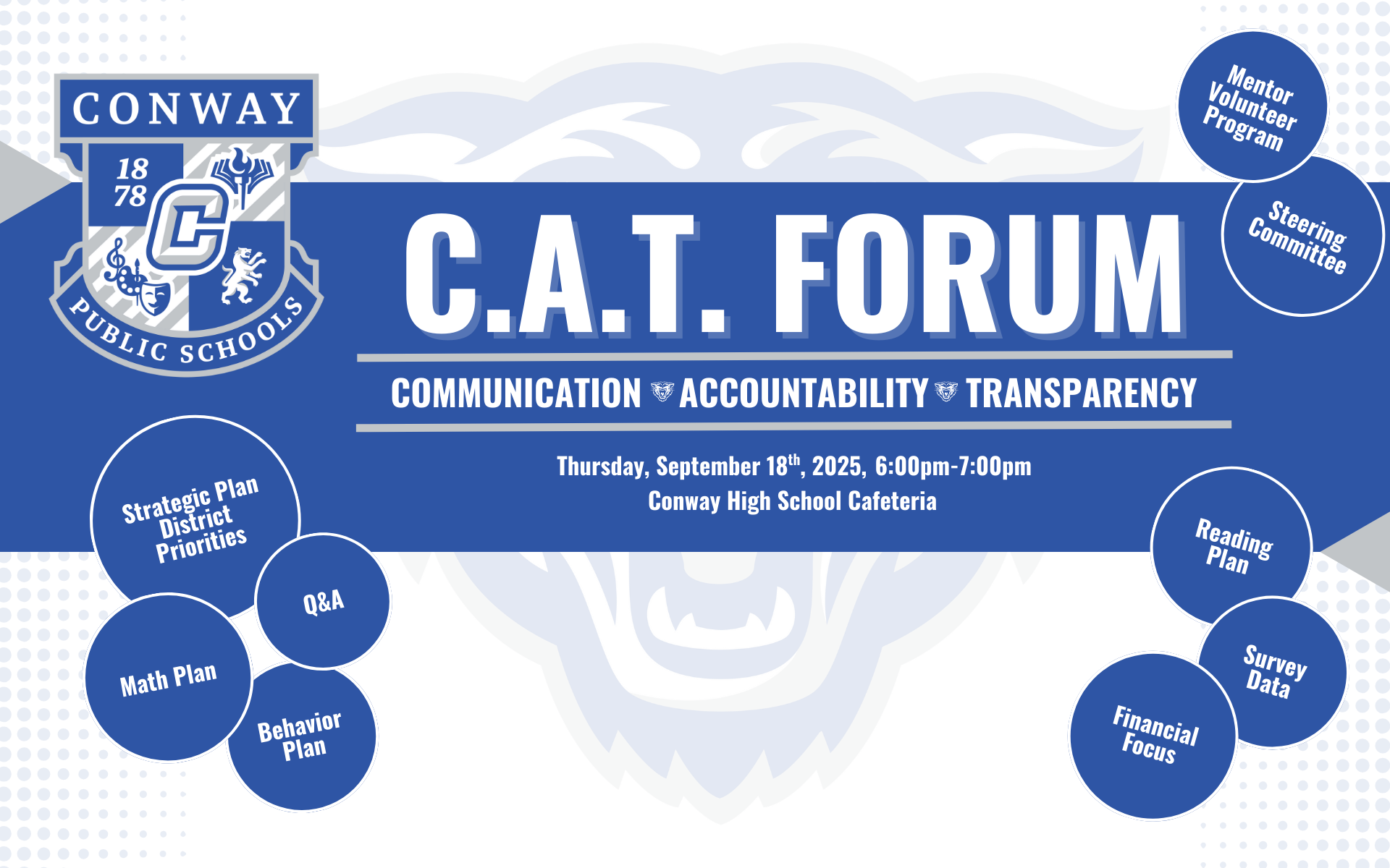 CAT FOrum flyer