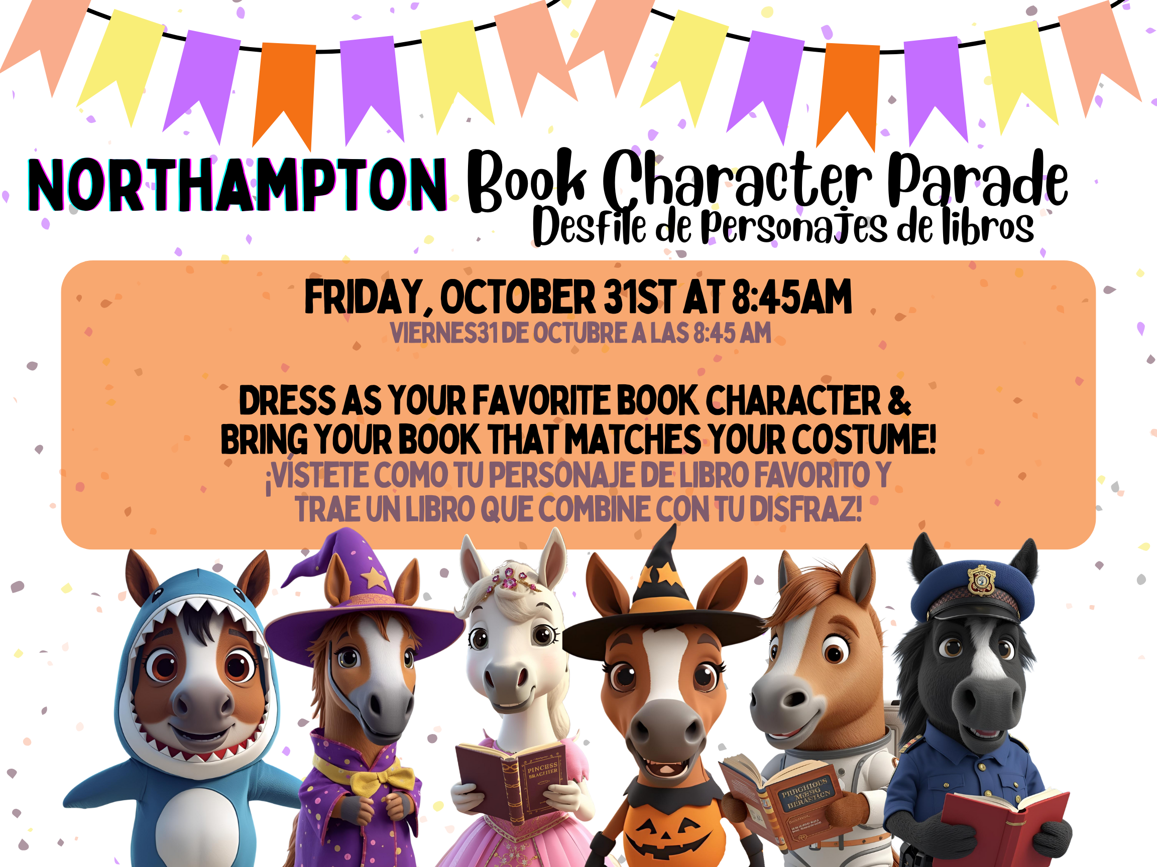 storybook parade and pumpkins