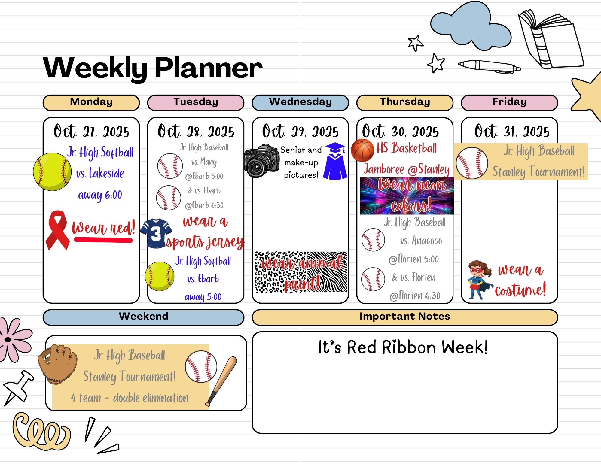 Weekly Planner