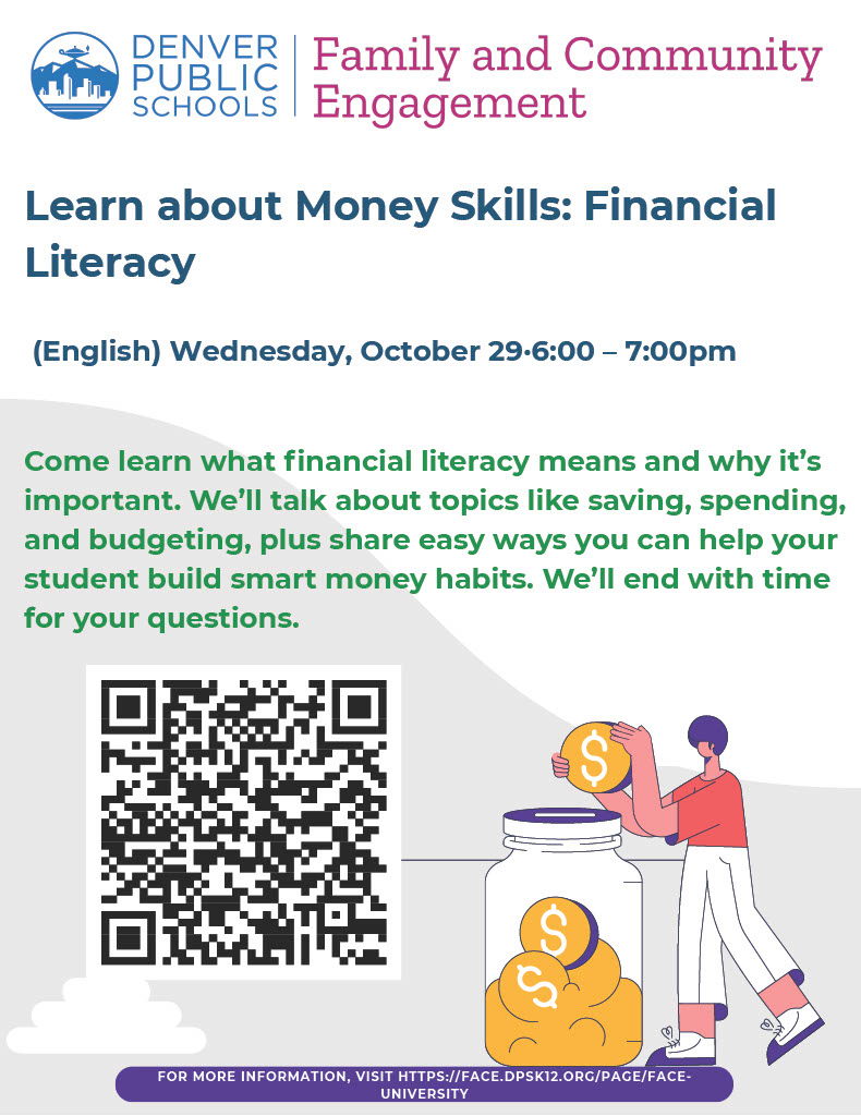 Learn about Money Skills: Financial Literacy flyer