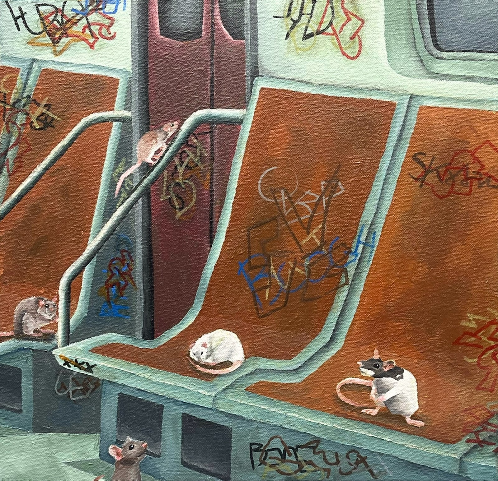 Rats on a Subway
