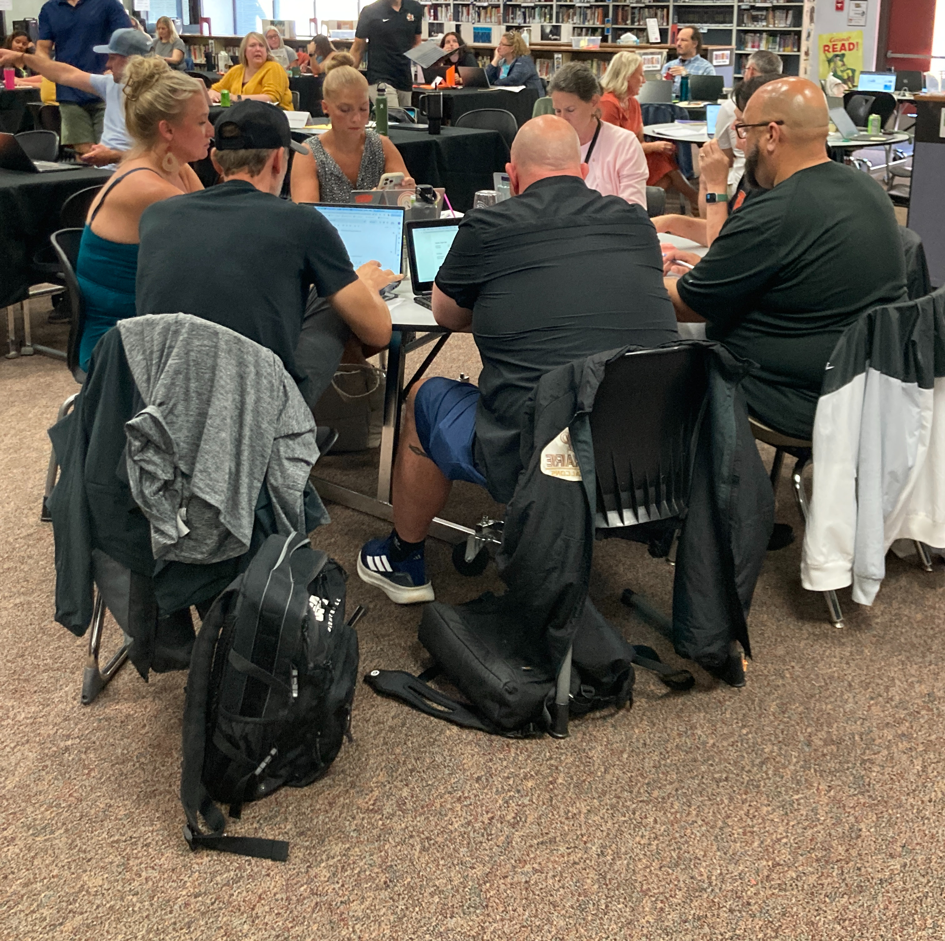 Administrators collaborate on back to school planning