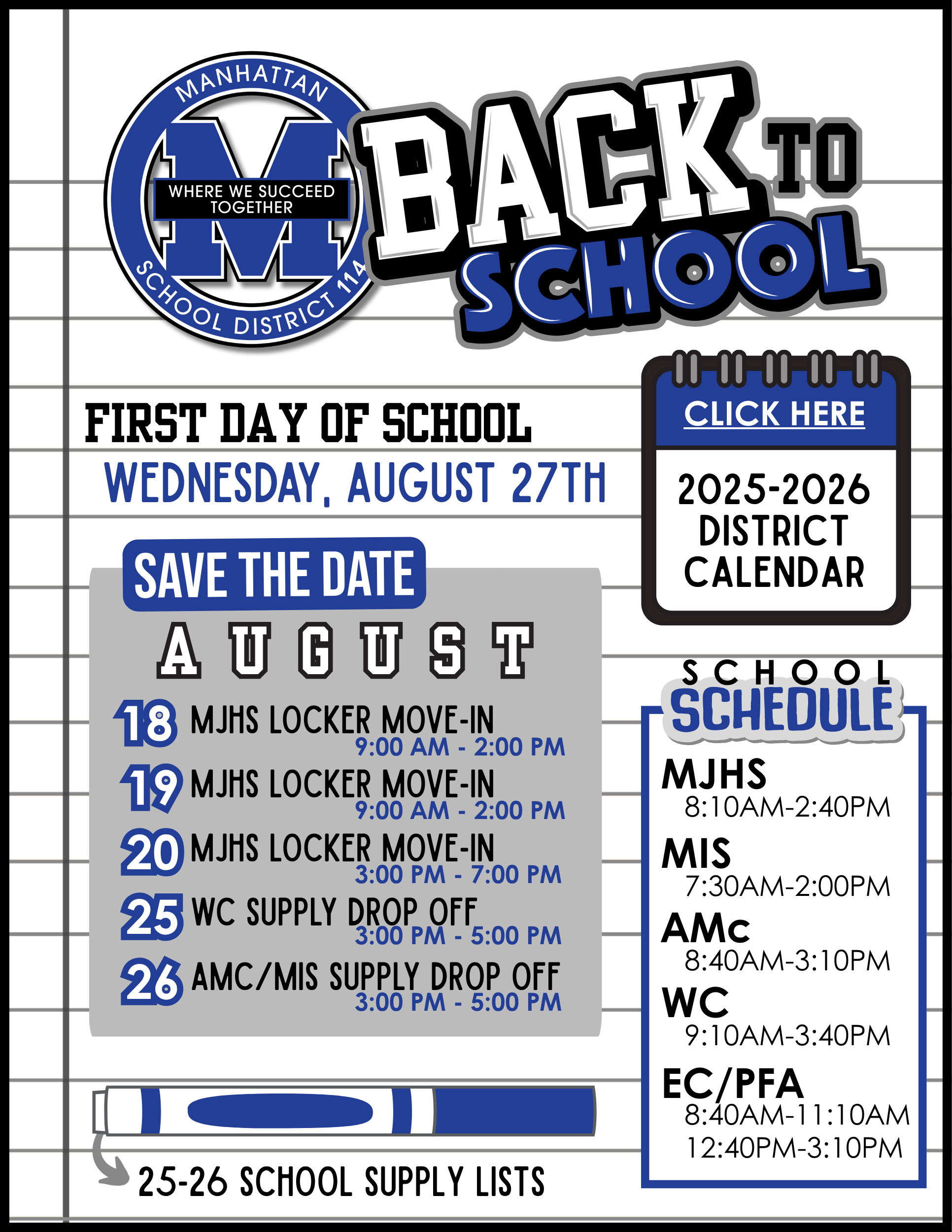 back to school