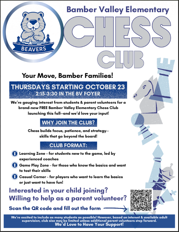 Chess Club Flyer