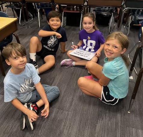 Teamwork makes the dreamwork! Whiteboards are a big part of learning at BVE