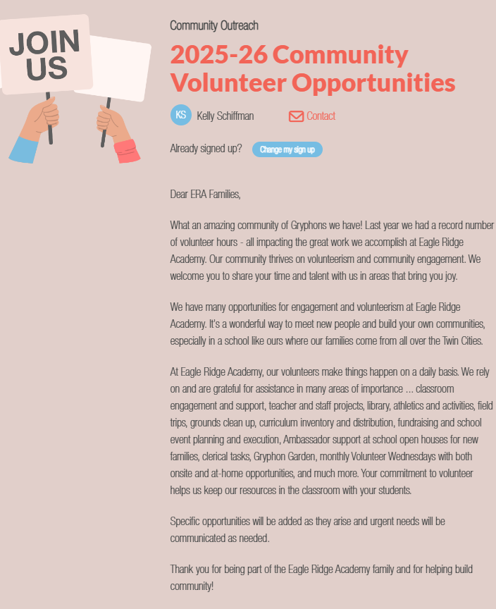 Volunteer Explanation