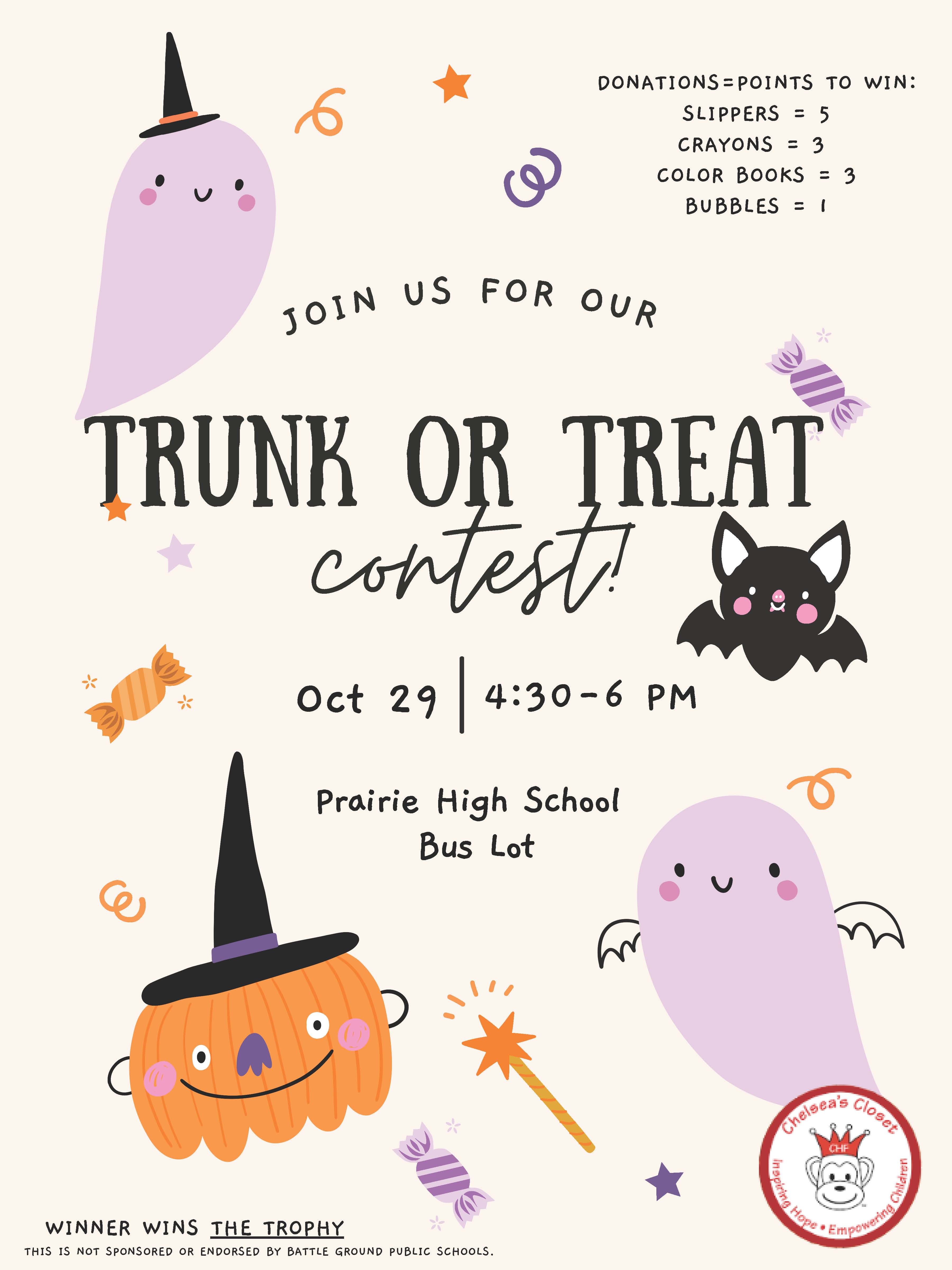 PHS Truck or Treat Flyer