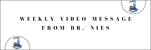 Weekly Video Message from Dr. Nies