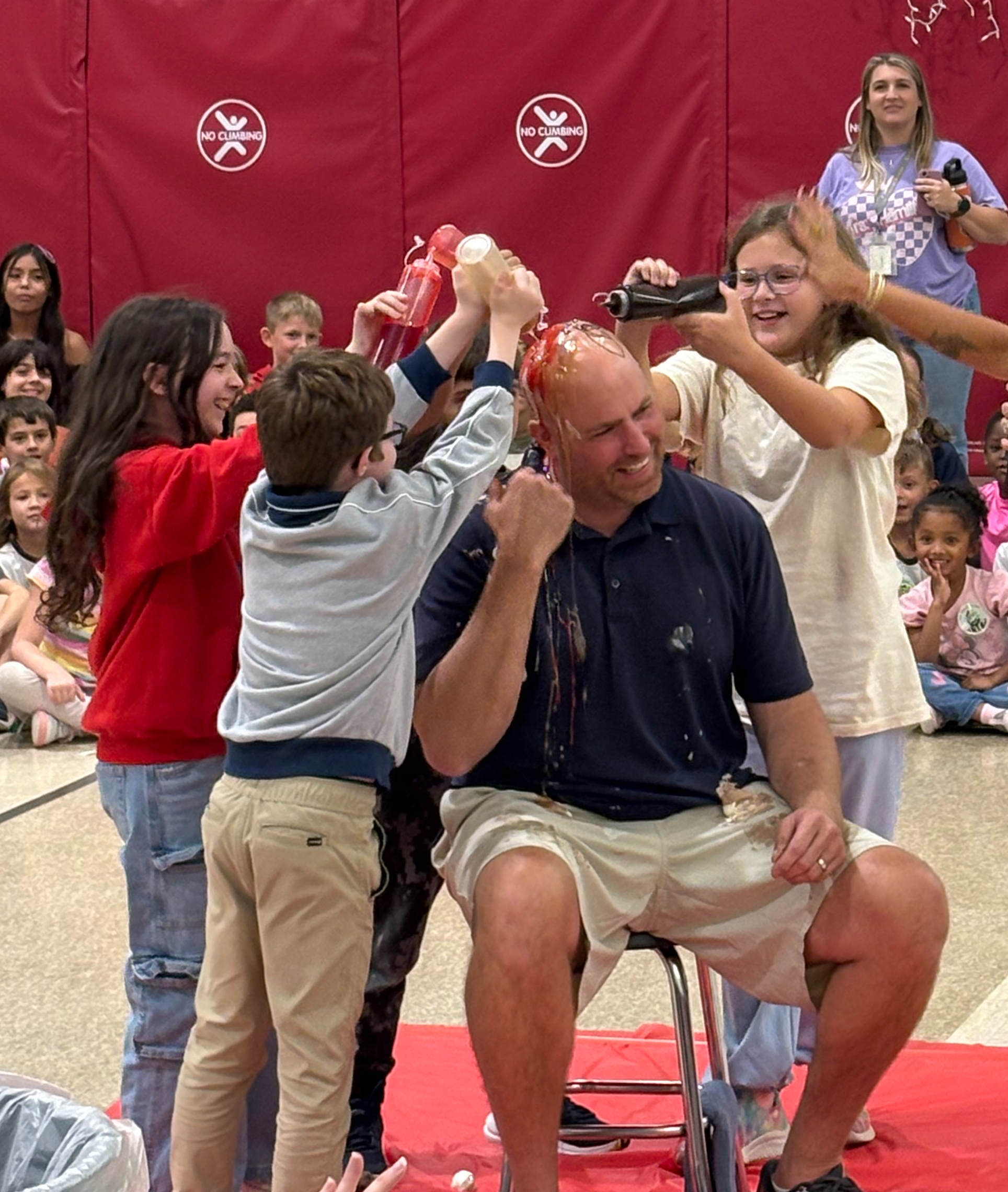 Mr. Kling getting "sundaed"