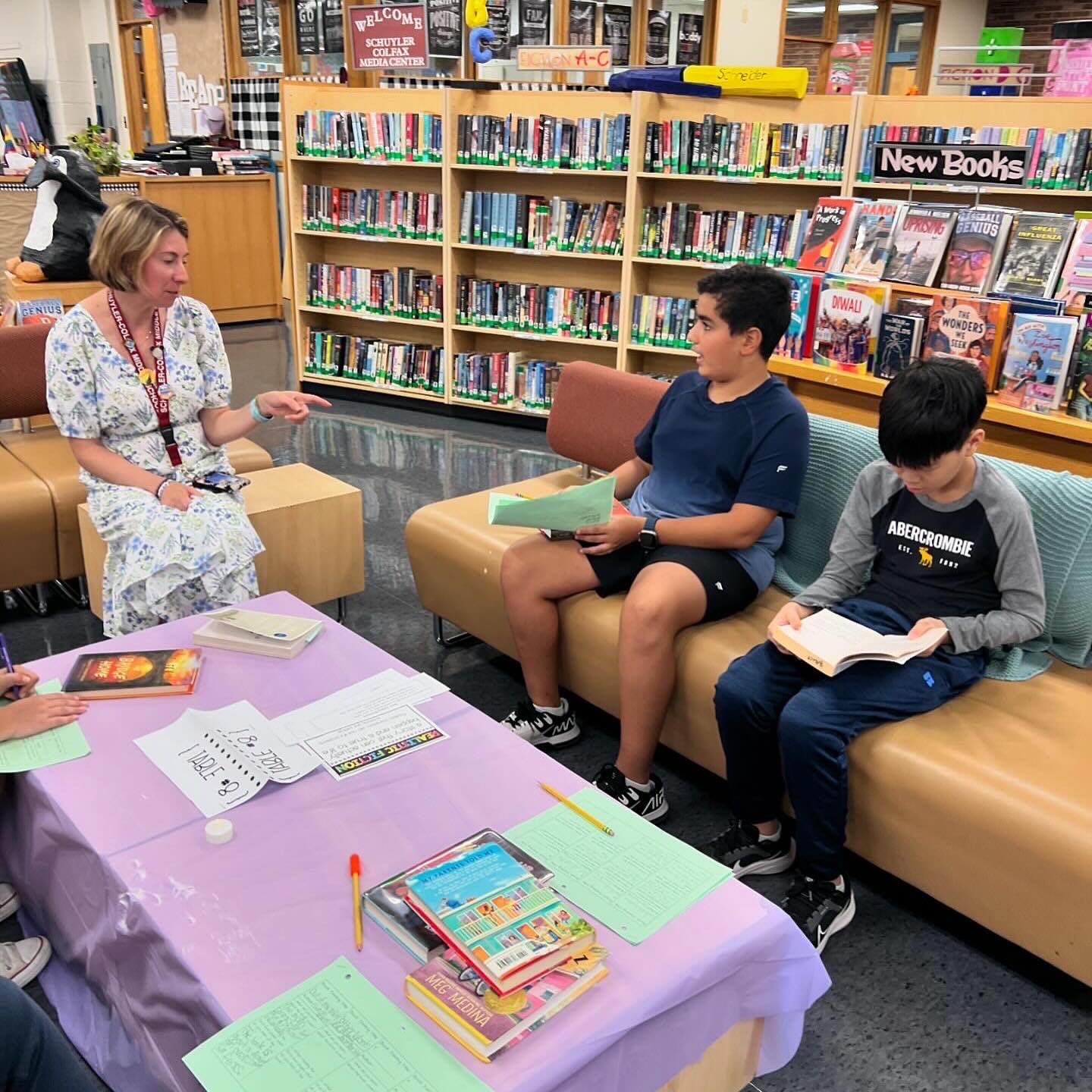 Last week, students in Mrs. Bruce and Mrs. Burton’s 7th grade ELA classes participated in a book tasting. Students explored different genres helping them discover their reading preferences and books of interest.