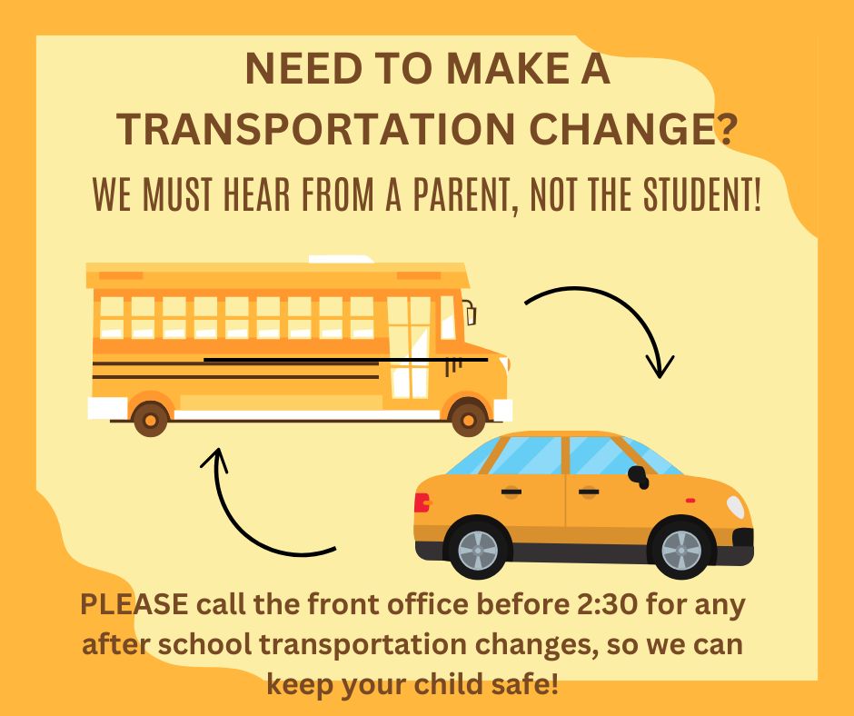 Transportation Change Reminder