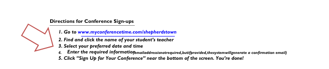 Fall Conference Letter