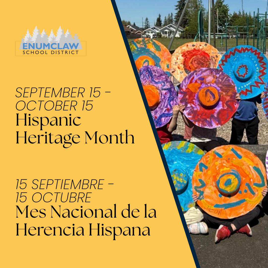 Hispanic Heritage Month September 15- October 15 
