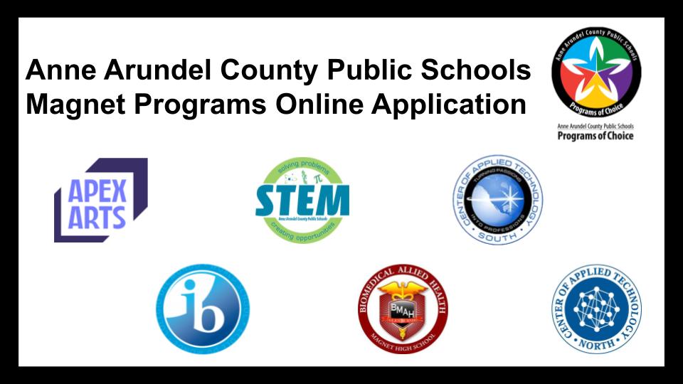 anne arundel county public schools magnet programs online application