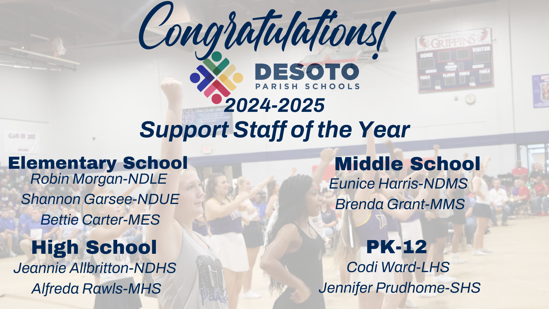 Support Staff of The Year