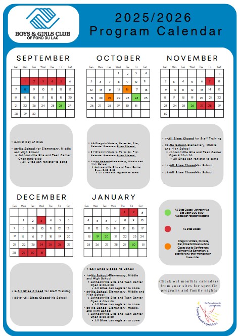 BCG Calendar
