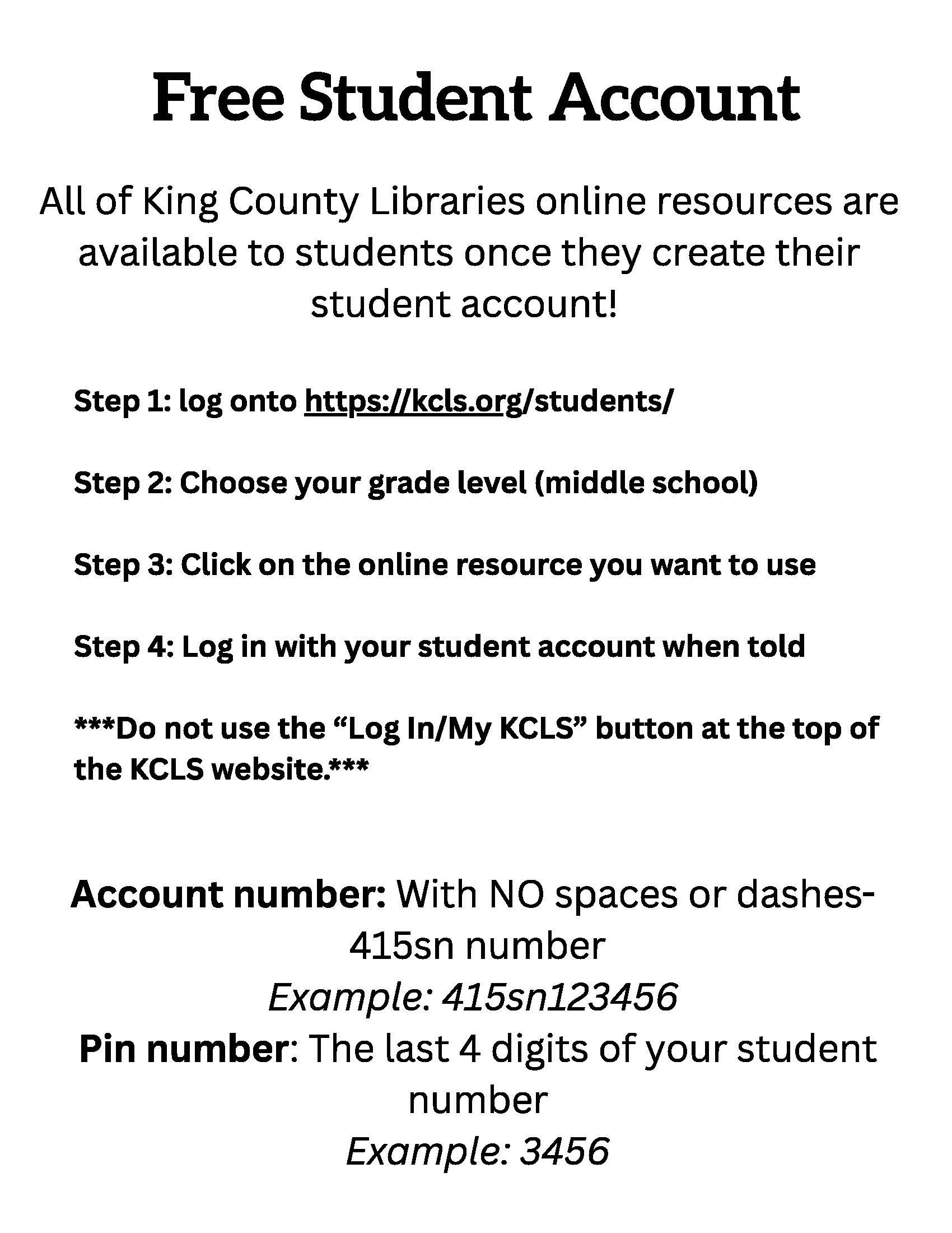 library acct