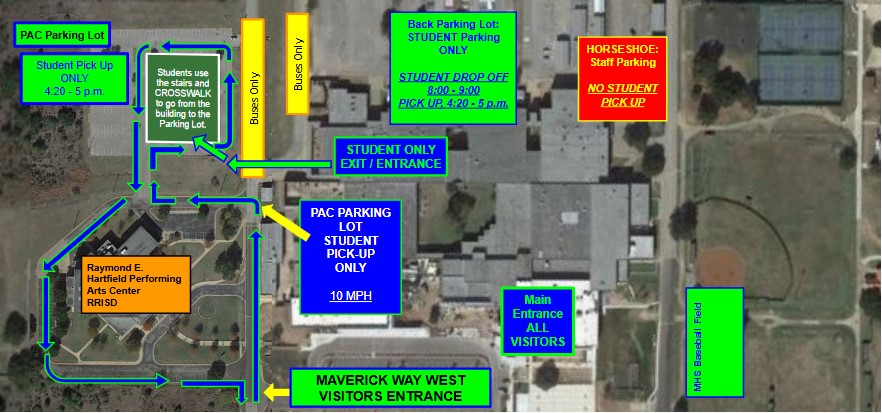 McNeil HS Traffic and Parking Map #1