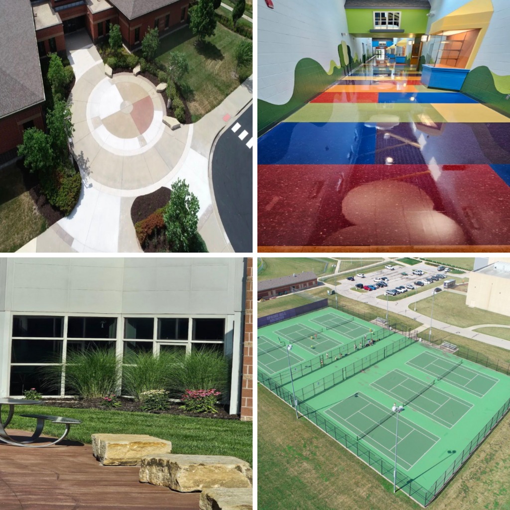 facilities collage