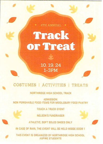 Track or treat information