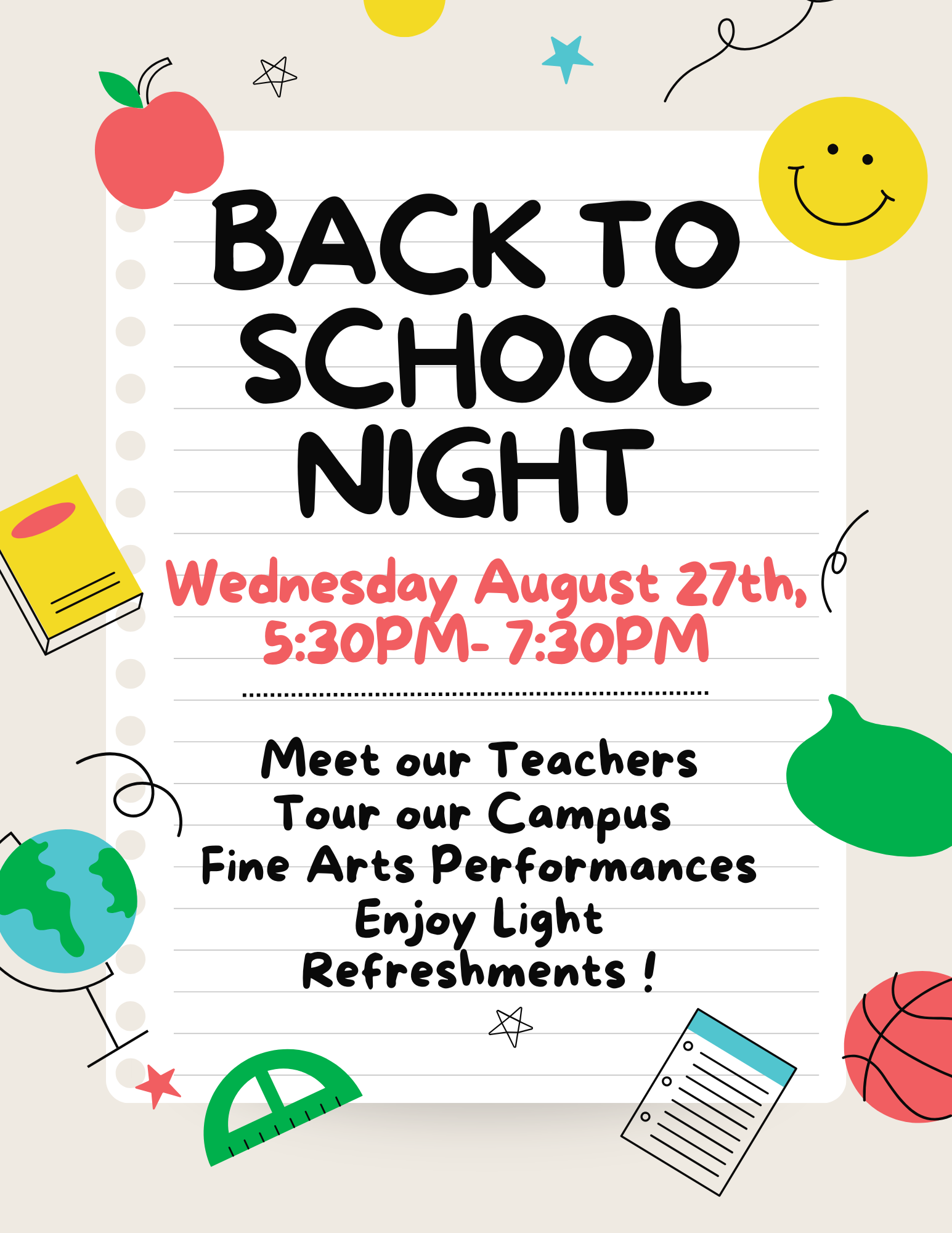 Back to School Night 