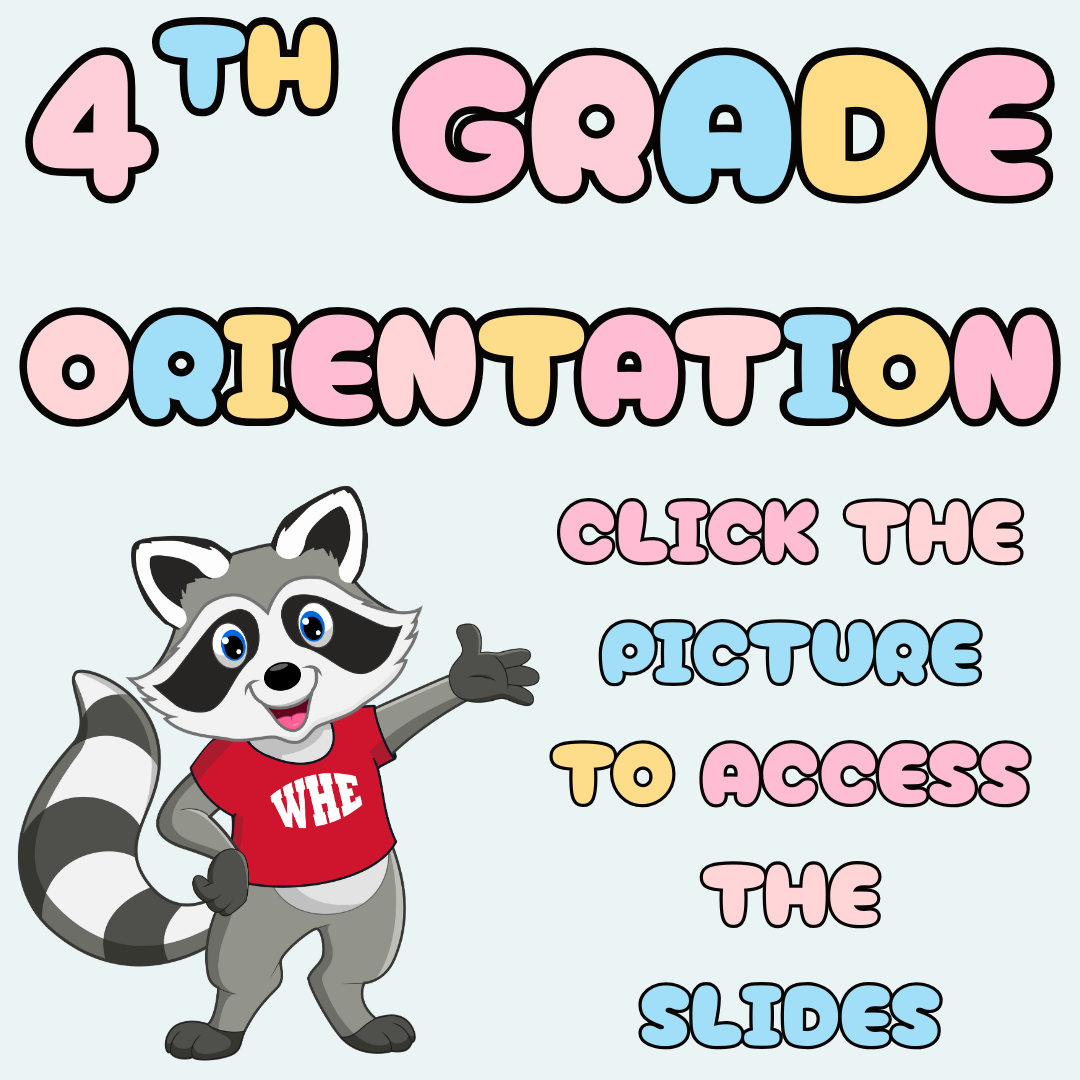 4th grade grade oriention 