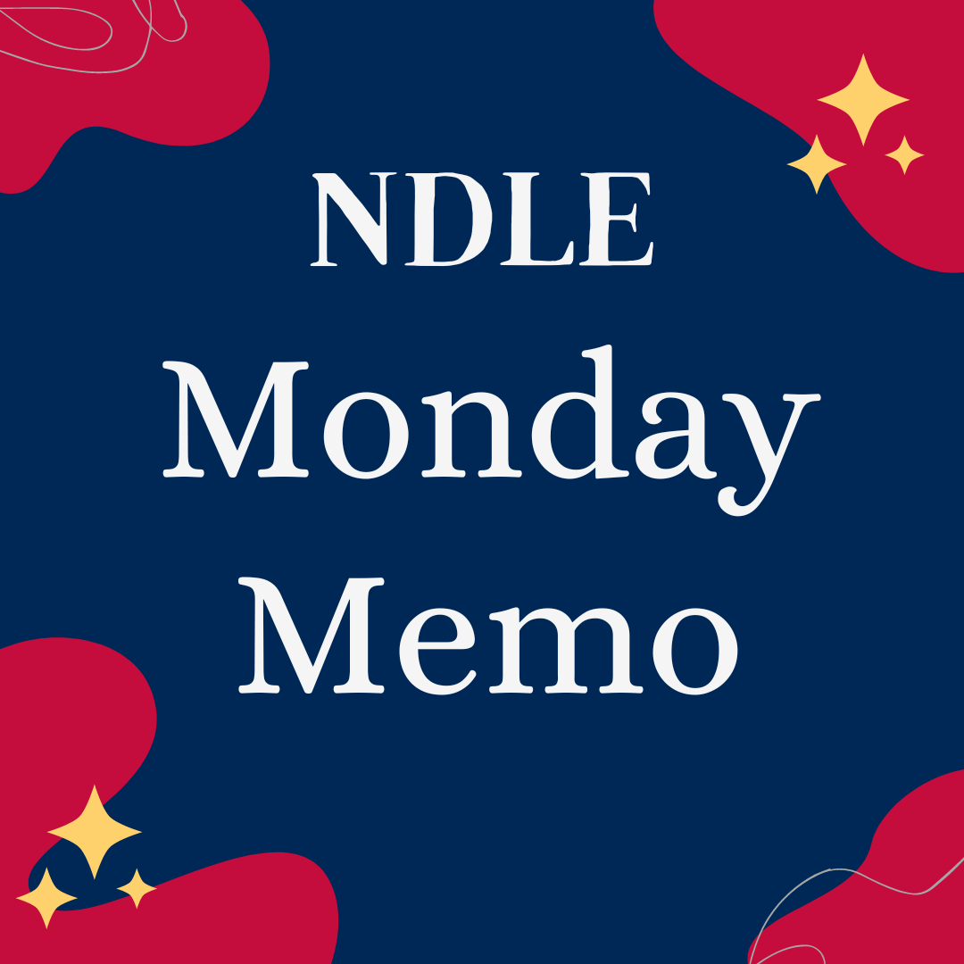 Monday Memo