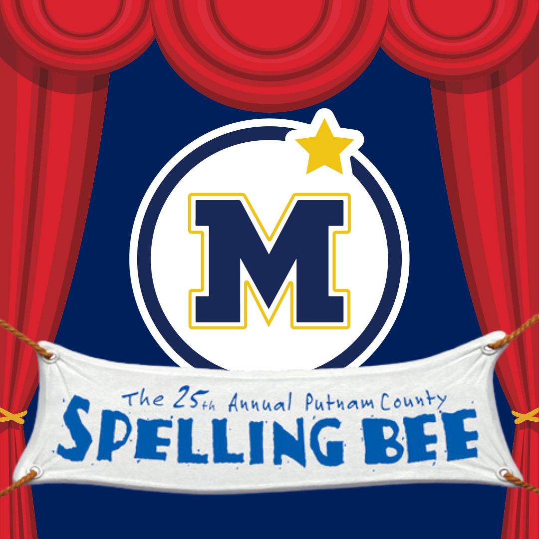 The 25th Annual Putnam County Spelling Bee & Mahtomedi Logo