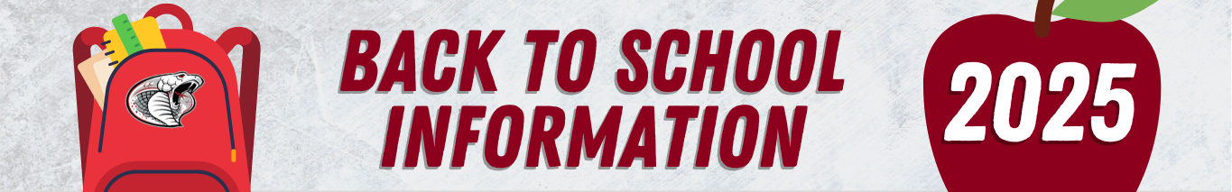 Back To School Information