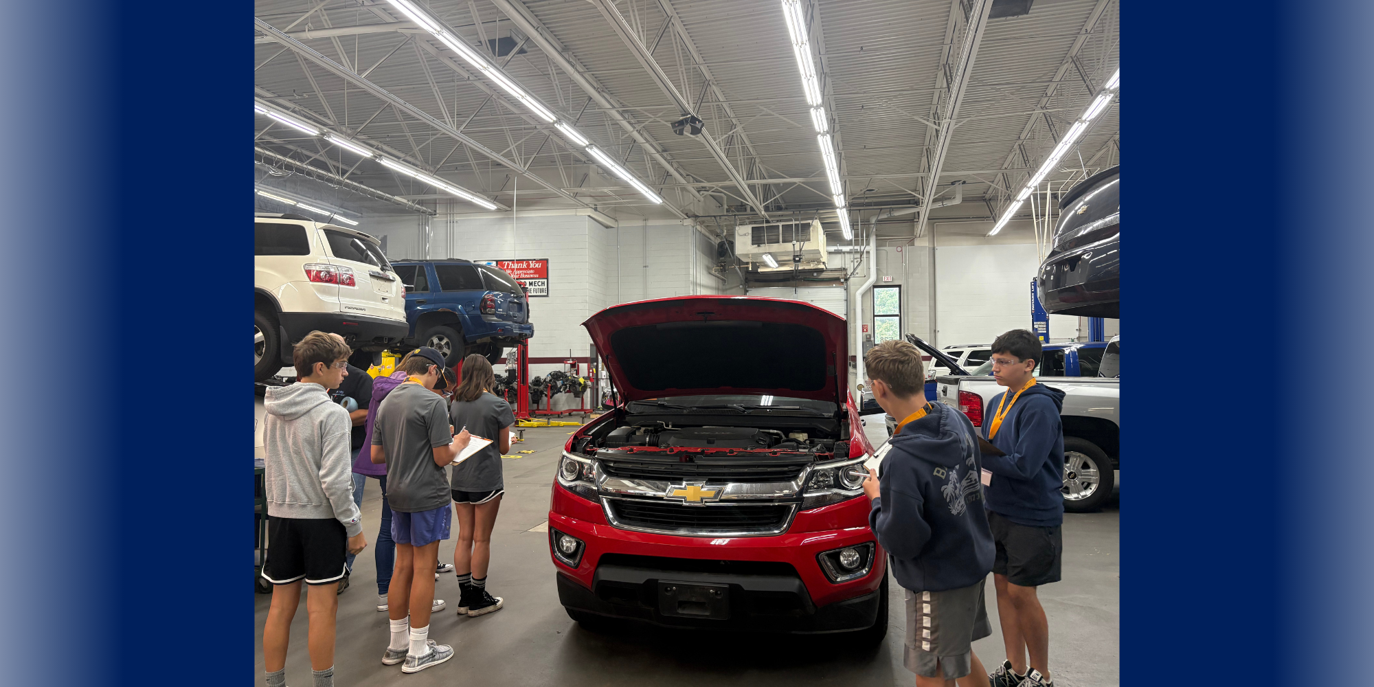 Students in Car Care 101 Class