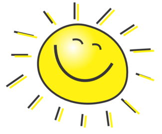 sunshine graphic for April and May 2025 newsletters