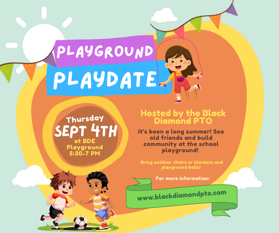 Playground Playdate, Thursday September 4th