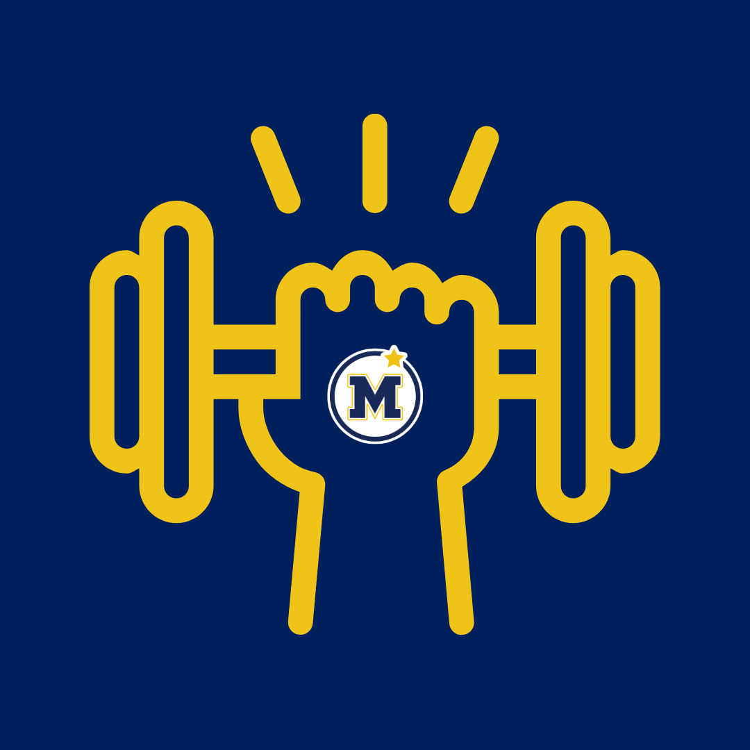 Strength lifting, Mahtomedi logo