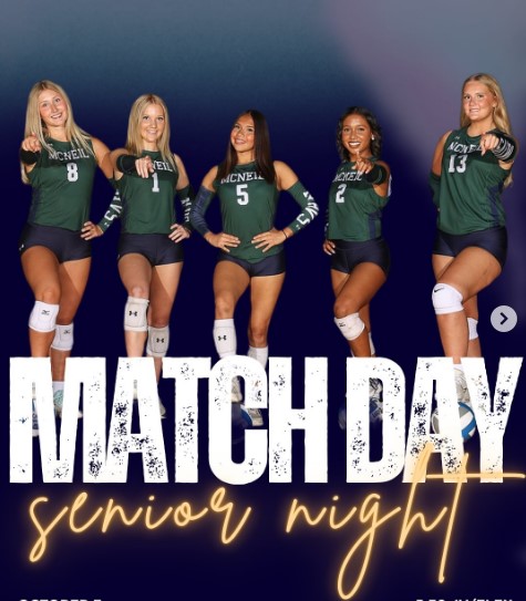 Tuesday, October 7, was Senior Night for McNeil Volleyball