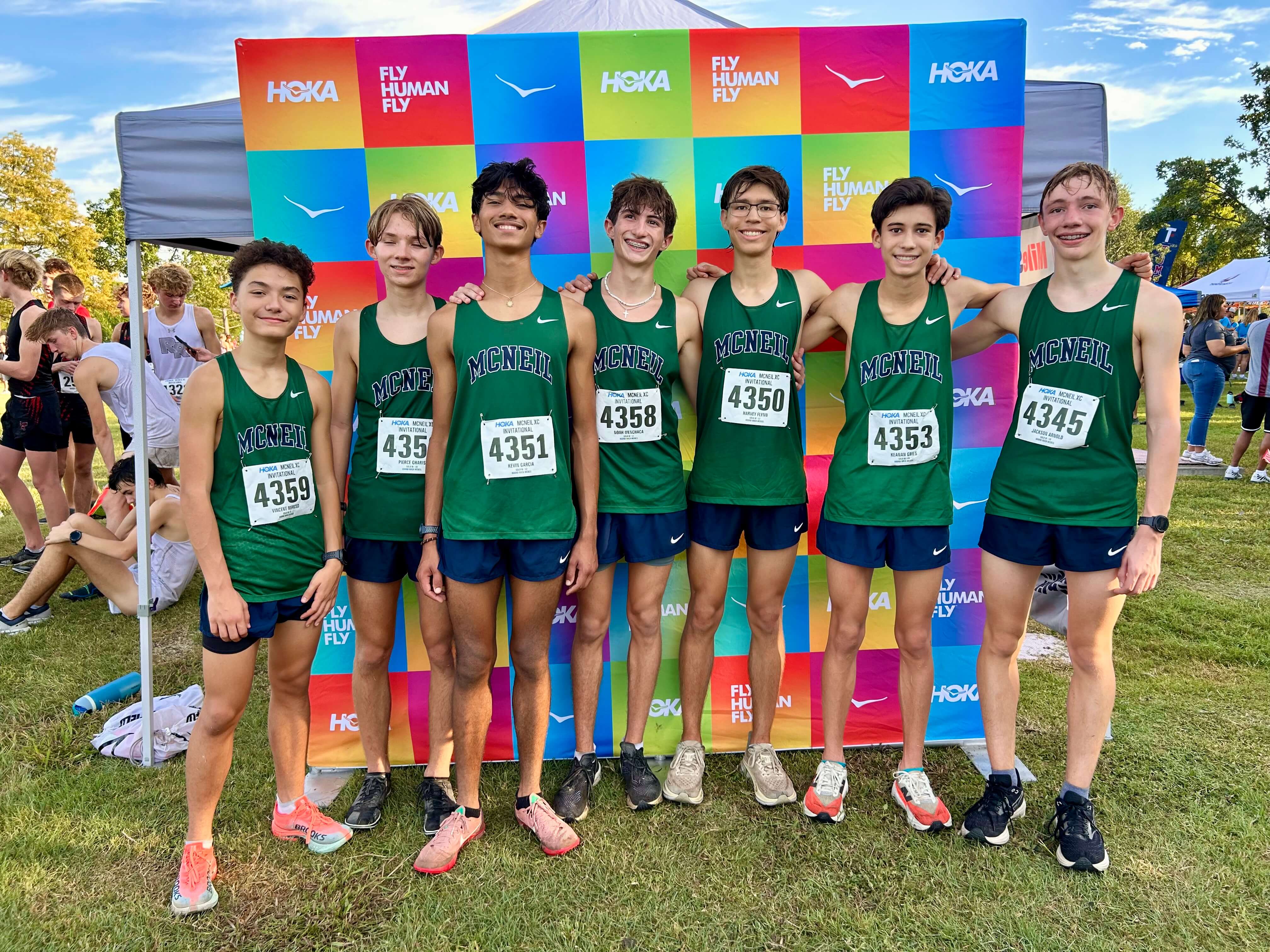 McNeil Cross Country Boys Varsity at Hoka Invitational