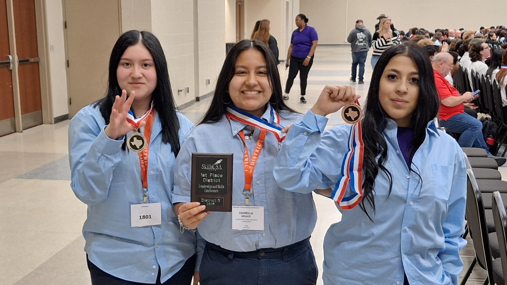 Three Lobo Skills USA students are heading to State for plumbing.