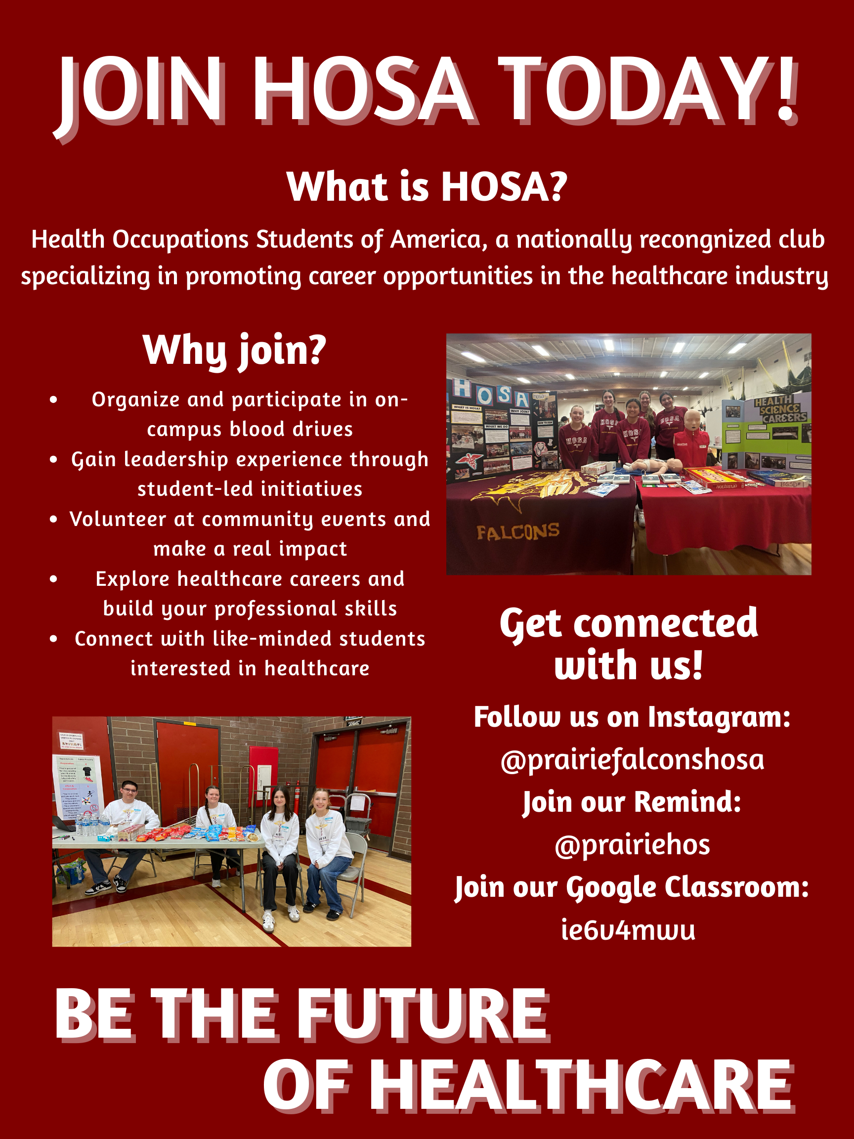 HOSA flyer