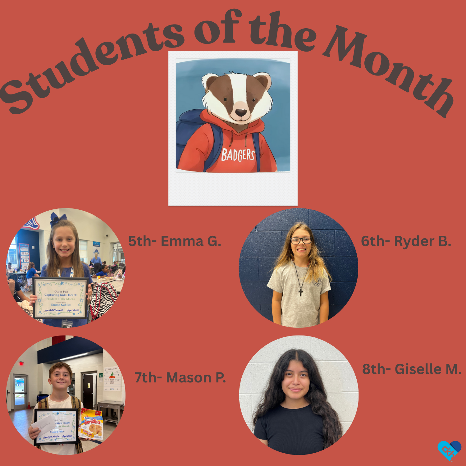 students of the month