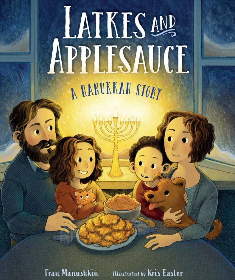 latkes and applesauce